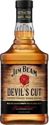 Produktbild von Jim Beam Devils Cut Kentucky Straight Bourbon 45% 1,0L