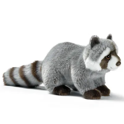 Image de Anima - 1716 - Raton laveur, peluche, debout, 25 cm