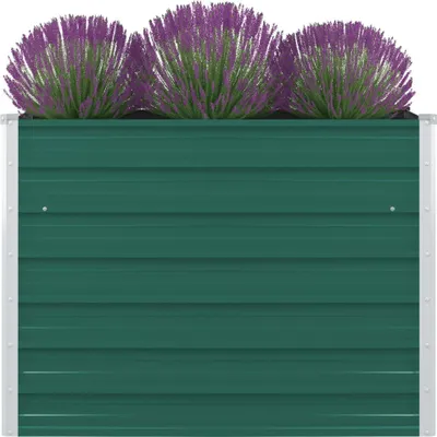 Produktbild von Hochbeet 100 x 100 x 77 cm Verzinkter Stahl Grün