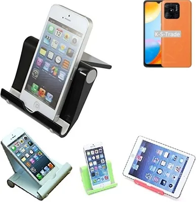 Produktbild von K-S-Trade Handy-Ständer kompatibel mit Xiaomi Redmi 10 Power faltbarer Tischständer Smartphone Tablet Halterung Reise