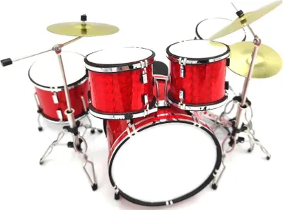 Produktbild von Mini-Schlagzeug Rot MDR-0121, Maßstab 1:5
