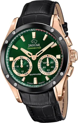 Produktbild von Jaguar Leder Herren Uhr Multifunktion Sport Elegant schwarz Connected D2UJ959/2