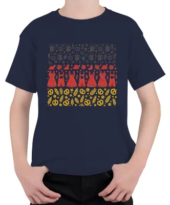 Imagen del producto de , Baviera, traje tradicional, vestido "Dirndl", pantalones de cuero, pretzel, feria ("Wiesn"), Múnich, camiseta para niños, color azul marino, talla 116