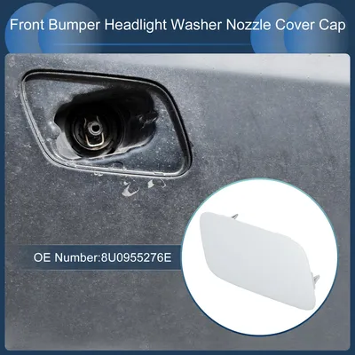Image de Capuchon De Couvercle De Buse De Lave-Phare De Pare-Chocs Avant Droit Pour Audi Q3 2016-2017 Non Peint, Solide Et Durable