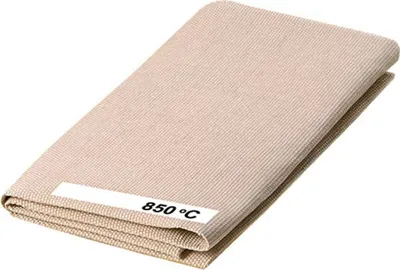 Image de Couverture de soudage Matériau Tissu de verre 1000x1000 mm, jusqu'à 850° C