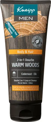 Zdjęcie produktu dla Kneipp - Żel pod prysznic - Men - Warm Woods - 2 w 1 - 200 ml - 1 szt