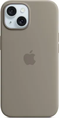 Produktbild von Apple iPhone 15 Silikon Case mit MagSafe – Tonbraun ​​​​​​​