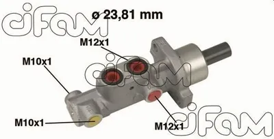 Produktbild von CIFAM 202-631 Bremszylinder Hauptbremszylinder für CITROËN Berlingo / Berlingo First (MF, GJK, GFK) passend für PEUGEOT PARTNER Combispace (5F)
