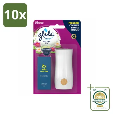 Immagine prodotto di 10 diffusori profumati Glade Touch & Fresh, fragranza Relaxing Zen, 10 ml - confezione da 10 pezzi
