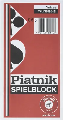 Productafbeelding van Piatnik 2965 - Eskalero/Yatzee, blok met 2 stuks