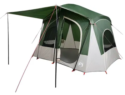 Produktbild von vidaXL Campingzelt 5 Personen Grün Wasserdicht