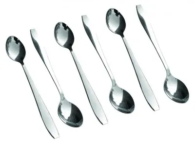 Produktbild von 6 lange Löffel Edelstahl ca. 19cm