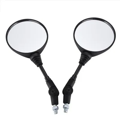 Obrázek produktu pro Dailygoods - Zrcátka do motocyklů - Příslušenství pro motocykly - Univerzální - Černá barva - Plast - Montážní šroub 10 mm - Vhodné pro motocykly - Levá a pravá strana