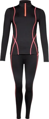 Produktbild von Women Warm Damen Thermo-Unterwäsche Schwarz, L