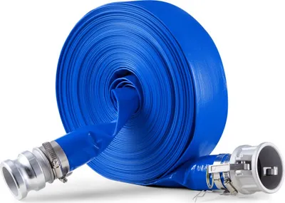Zdjęcie produktu dla Wąż płaski 50,8 mm x 30 m - Wąż do ścieków - Wąż do płukania pomp - Wysokiej jakości wąż do odwadniania i odprowadzania ścieków