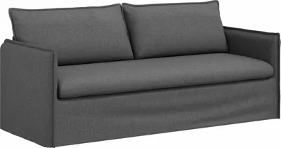 Produktbild von vidaXL Sofa Dunkelgrau 196 x 82 x 85 cm Stoff