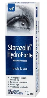 Obrázok produktu pre Starazolin Hydro Forte, Očné kvapky - Hydratácia a Ochrana Očí 10 ml