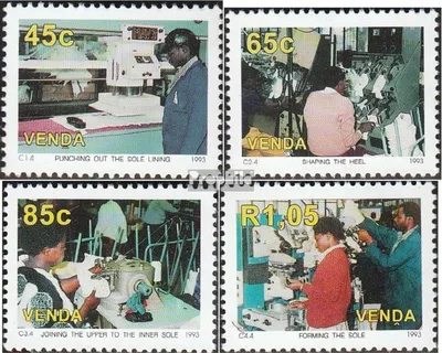 Produktbild von Briefmarken Südafrika - Venda 1981 Mi 258-261 (kompl.Ausg.) gestempelt Schuhindustrie