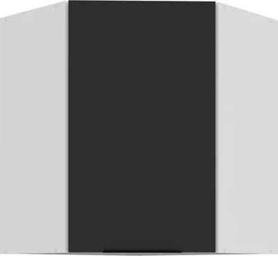 Produktbild von Oberschrank LUNARA 1 - 60x60 cm, schwarz/weiß