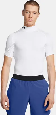 Image de T-shirt de compression pour homme Under Armour COMP MOCK, taille : M