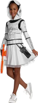 Produktbild von Star Wars - Stormtrooper Kostümkleid für Mädchen Kindergröße: 128