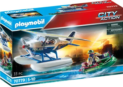 Produktbild von PLAYMOBIL City Action 70779 Polizei-Wasserflugzeug: Schmuggler-Verfolgung