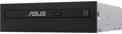 Produktbild von ASUS DRW-08D6MT (OEM), Schwarz, Ablage, Horizontal, Desktop, DVD±RW, SATA