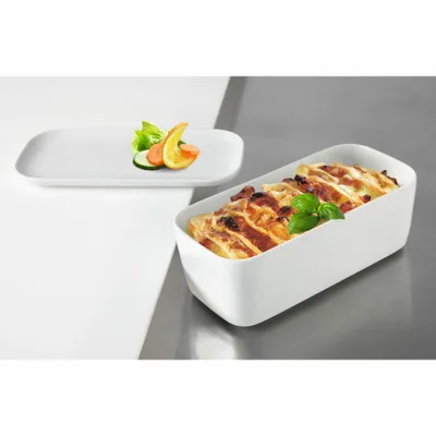 Image de Seltmann Weiden No Limits Moule à pâtisserie, Moule à four, Moule à soufflé, Porcelaine dure, Blanc, 23 cm, 1744719