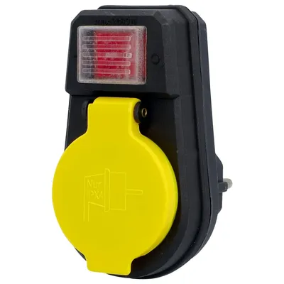 Produktbild von Schaltbarer Zwischenstecker Adapter für den Außenbereich, Schuko
