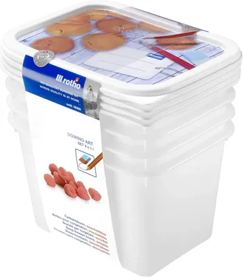 Produktbild von Rotho Set Gefrierdosen 4 tlg. 1167602120