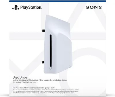 Produktbild von Sony Interactive Entertainment Disc Drive, Seitenpanel, PlayStation 5, PlayStation 5 Slim, Weiß, Matt, PlayStation 5 Slim Digital Edition