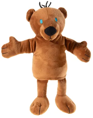 Imagen del producto de Marioneta de mano de oso, Janosch, 25 cm, color marrón