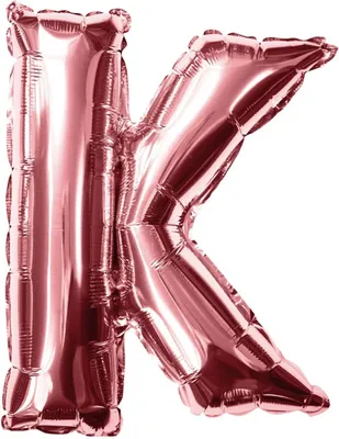 Produktbild von Oblique Unique Folien Luftballon Buchstabe K Geburtstag JGA Hochzeit Party Deko Ballon - roségold
