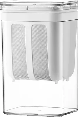 Zdjęcie produktu dla Sitko do jogurtów 1100 ml, stal nierdzewna, 80 oczek, drobne otwory, przezroczyste, łatwe w użyciu, separator serwatki do domowej kuchni