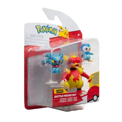 Image de Jazwares Pokémon Bataille Piplup, Misdreavus, Magmar 5cm