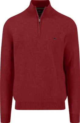 Zdjęcie produktu dla Fynch-Hatton Troyer-Zip, Structure granatowo-czerwony XXL