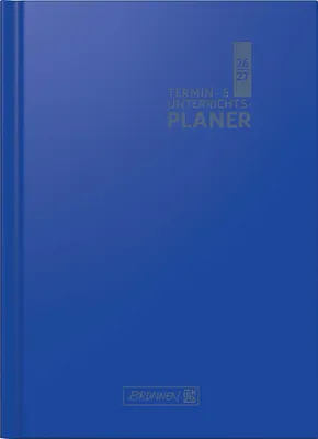 Produktbild von Termin- & Unterrichtsplaner 2026/2027 | A4, Kunststoff, blau