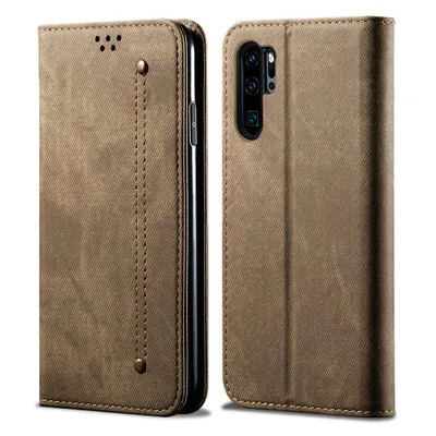 Immagine prodotto di Huawei P30 Pro Case, Custodia in pelle a portafoglio con chiusura magnetica e custodia con funzione stand per Huawei P30 Pro Marrone