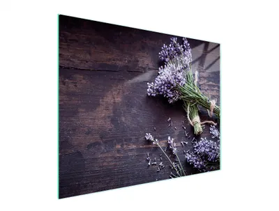 Obrázek produktu pro Skleněné krájecí prkénko 52x40 levandule