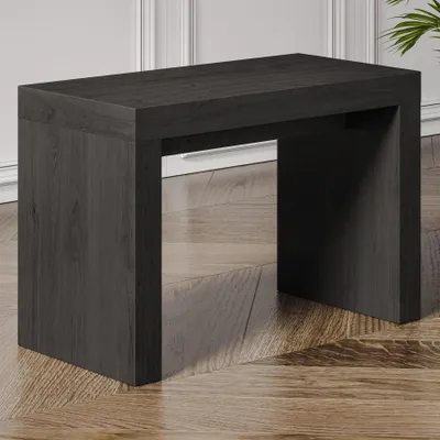 Produktbild von BRASIL | Bistro Holzbank | Wenge/Schwarz | B:T:H 34 x 70 x 45 cm | Gastro Holzbank