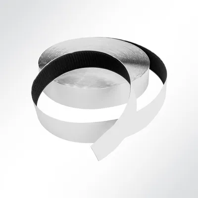Produktbild von Lysel® Klettband Hakenband selbstklebend Hotmelt Universalkleber schwarz Breite 20mm VE 6 Meter