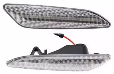 Für Alfa Romeo 147 Facelift 2005- 156 1997- 2x LED Seitenblinker Schwarz Smoke in der Farbe Schwarz von Goingfast