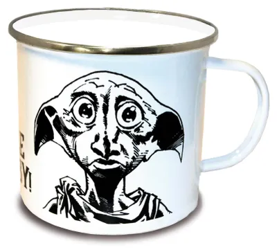 Produktbild von Harry Potter Dobby Emaille Becher - 400 ml - Lizenziertes Design