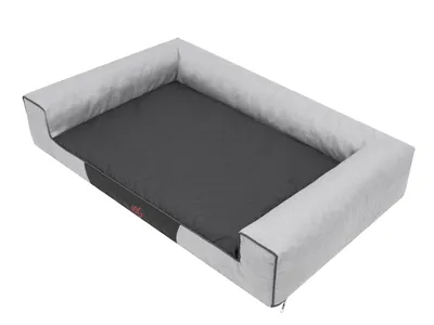 Produktbild von Haustierbett Hundeliegen Kissen Hundebett Liegen Hundekissen Bett Sofa Hundekorb Tierbett Hundesofa Hundematratze: Asche Ökoleinen, XXL - 118 x 78 cm