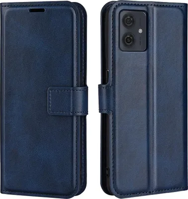 Produktbild von Motorola Moto G54 Hülle - Coverup Deluxe Klapphülle - Blau