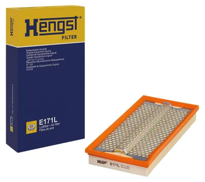 Imagen del producto de Filtro de aire de 44 mm, marca HENGST FILTER, compatible con, entre otros, vehículos MERCEDES-BENZ de la clase E