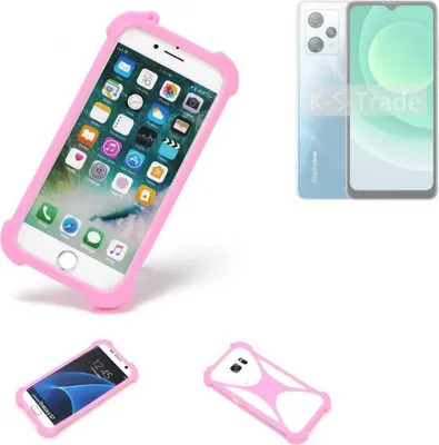 Produktbild von K-S-Trade Handy Hülle kompatibel mit Blackview A53 Schutz Hülle Bumper Silikon Schutz Hülle Cover Case Silikoncase Silikonbumper TPU Softcase