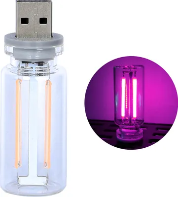 Produktbild von Mini-USB-LED-Licht, 7 Farben, RGB, Auto, USB-LED, Innenatmosphärenlicht, intelligente Laptop-Tastatur, Umgebungsnachtlampe für Home-Office-Dekoration, Autozubehör