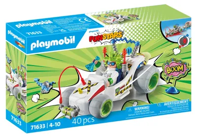 Produktbild von PLAYMOBIL Playmo Karts 71633 Rasender Professor