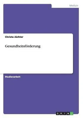 Produktbild von Gesundheitsförderung